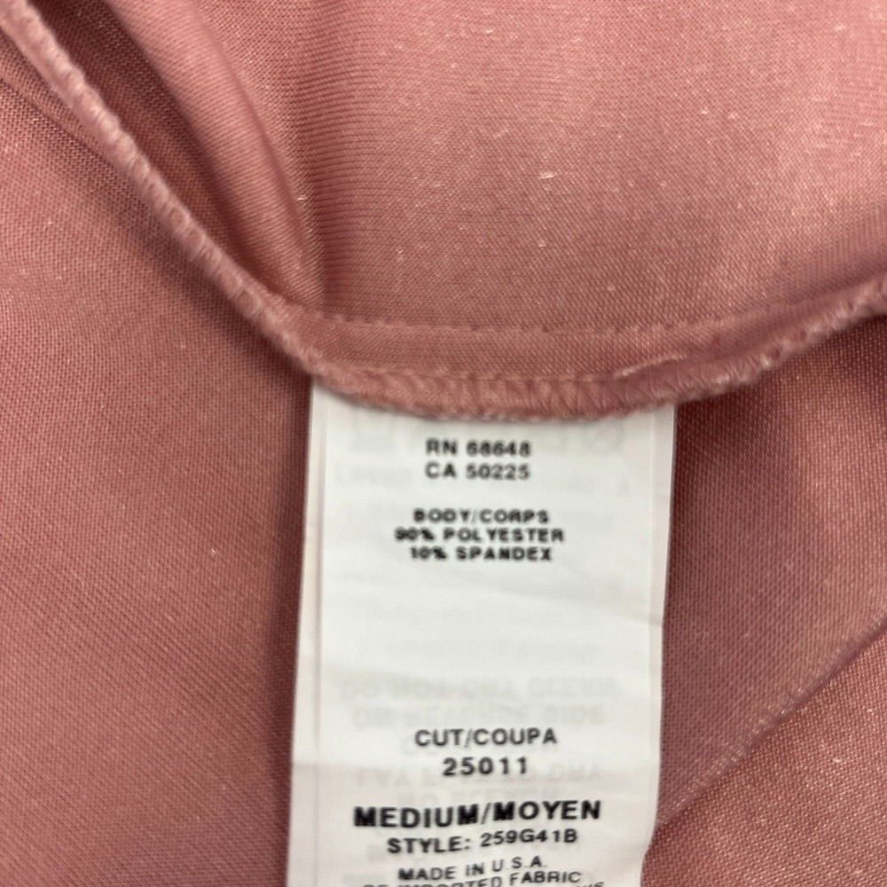 Allen Schwartz Pink Crushed Velvet Open Blazer Sz M Holiday Feminine - Picture 15 of 16